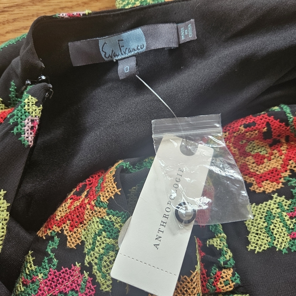 Anthropologie Eva Franco floral embroidery dress - Picture 5 of 13